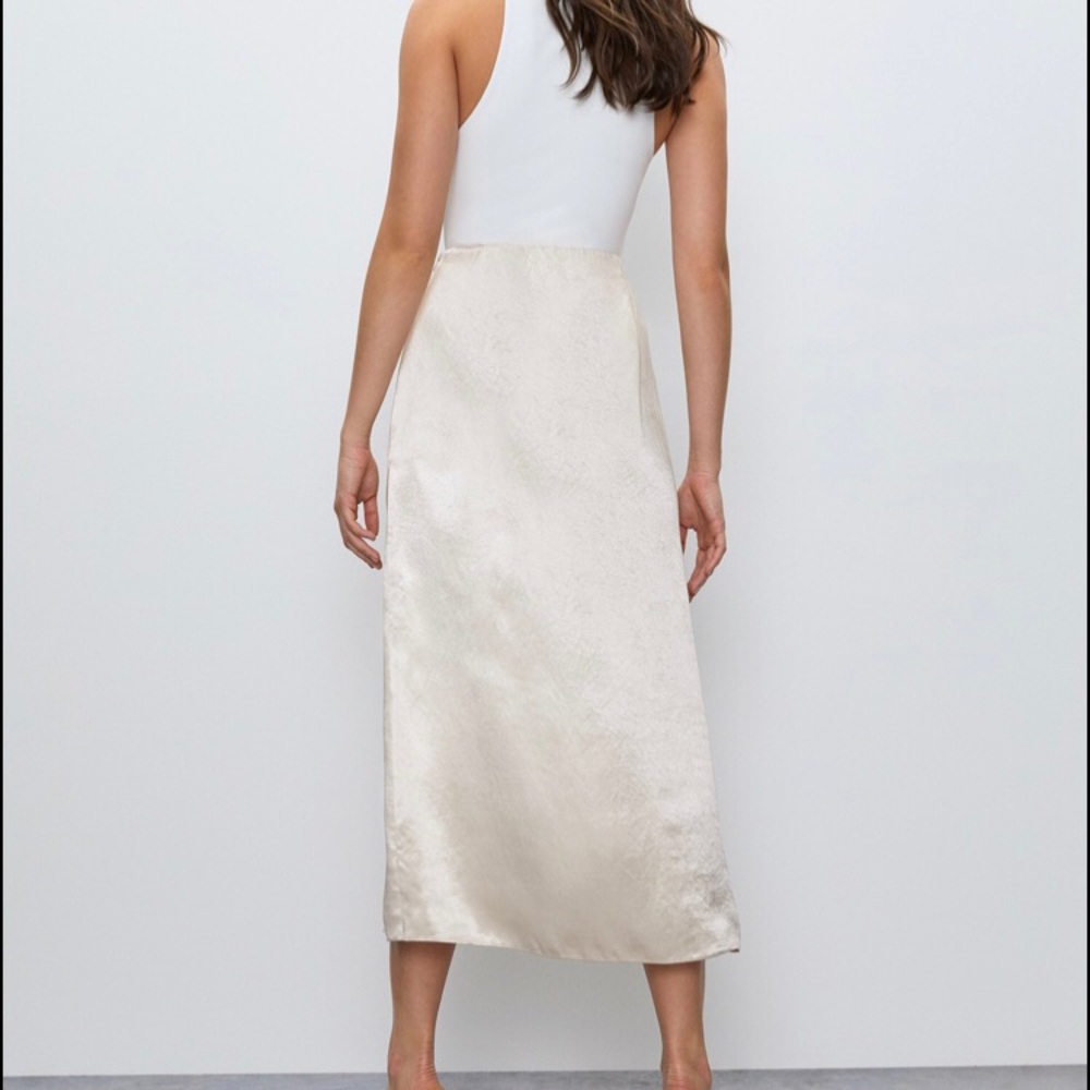 NWT Aritzia Babaton Aldus Skirt in Denude - Picture 7 of 7